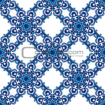 Abstract seamless ornamental vector pattern