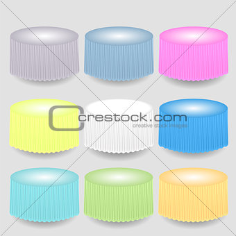Colorful Tableclothes