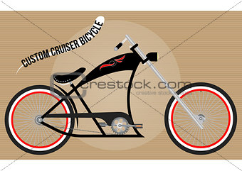 custom cruiser bicycle