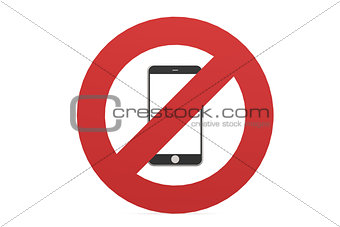 No mobile phone sign 