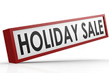 Sale banner on holiday