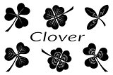 Clover Leaves Pictogram Set