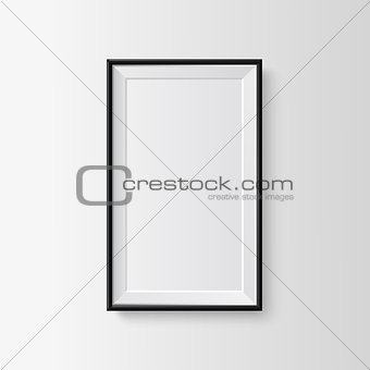 Blank picture frame.