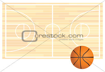 Basketball Field Background