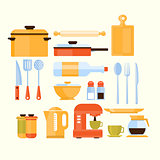 Kitchen Equipment Collection Of Icons