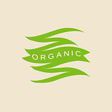 Green Zigzag Organic Product Logo