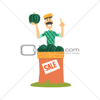Southern Man Selling Watermelon