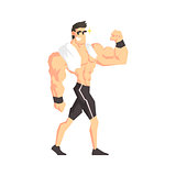 Bodybuilder Vector Illustration