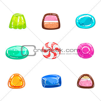 Multi-coloured Sweets Set