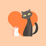 Cat And Mouse Friendship Image