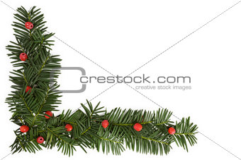 Christmas background with copyspace.