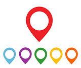 mapping pins icon