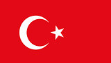 vector background of turkey flag