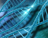 3D DNA medical background