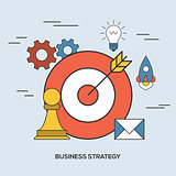 Business strategy concept
