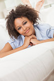 Happy Mixed Race African American Girl Young Woman