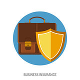 Business Insurance Flat Icon