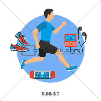 Running and Jogging Concept
