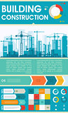 City Skyline Construction Illustration