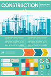 City Skyline Construction Illustration