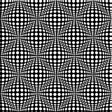Seamless pattern with optical 3D effect. 