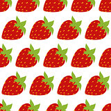 seamless of strawberries