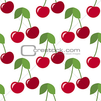 red cherries seamless