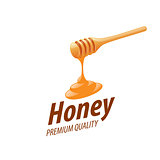 vector honey logo