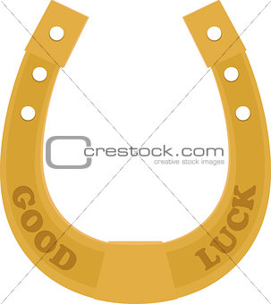 Golden Horseshoe traditional good luck charm