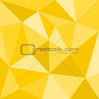 Vector background with yellow triangle geometric mosaic