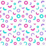 Seamless Pattern background in retro style