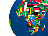 Political Africa map