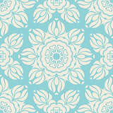 seamless vintage  floral vector pattern