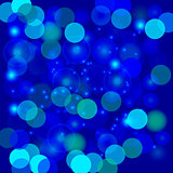Abstract Blue Light Pattern.