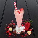Strawberry Smoothie Milkshake