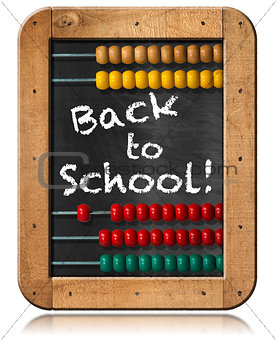Back to School - Abacus and Blackboard