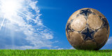 Football - Soccer Ball with Green Grass