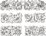 symmetric elegant floral patterns