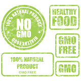 Shabby GMO free stamps, stickers and labels