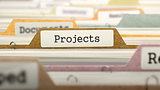 Folder in Catalog Marked as Projects.