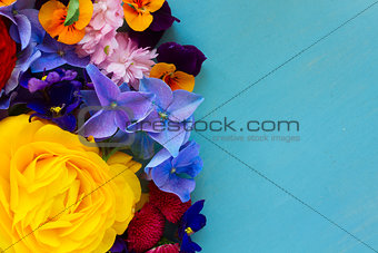 Flowers festive composition