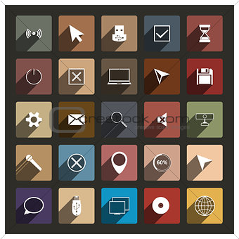 Computer Icons, vector illustration.