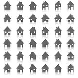 Icons house, vector illustration.