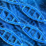 3D medical DNA background