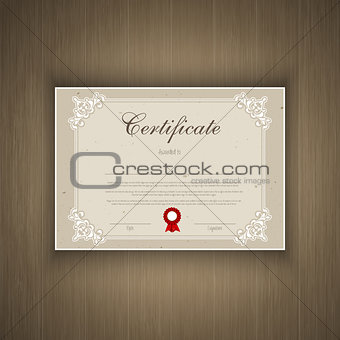 Decorative Certificate design