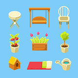 Garden Objects Set