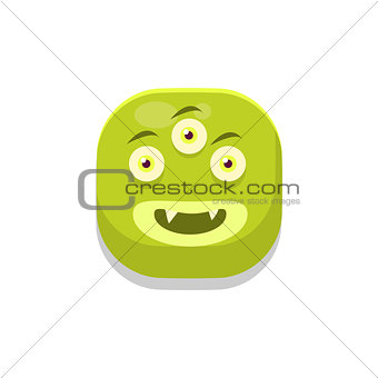 Content Monster Square Icon