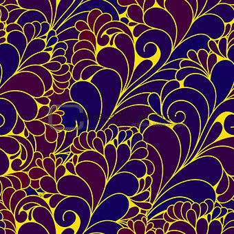 Vector Seamless Spring Floral Pattern