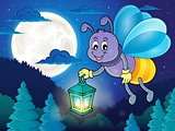 Firefly with lantern theme image 2
