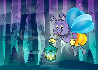 Firefly with lantern theme image 3